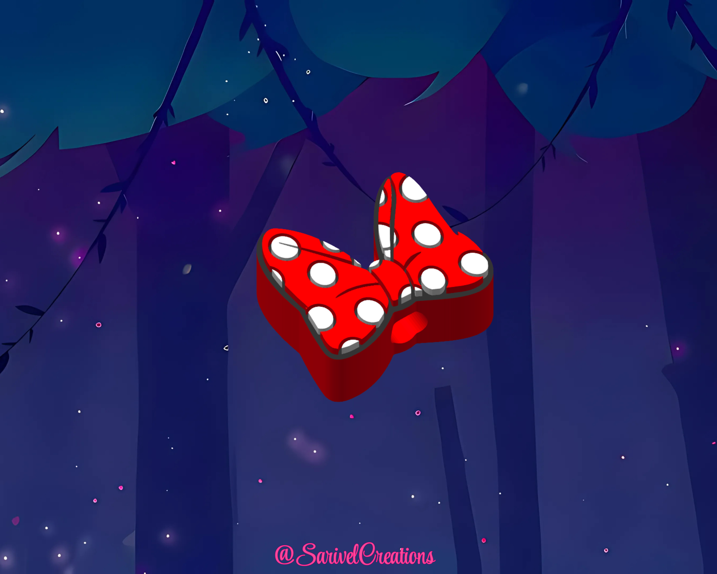 Magical Bow 3D Straw Topper (Copy)
