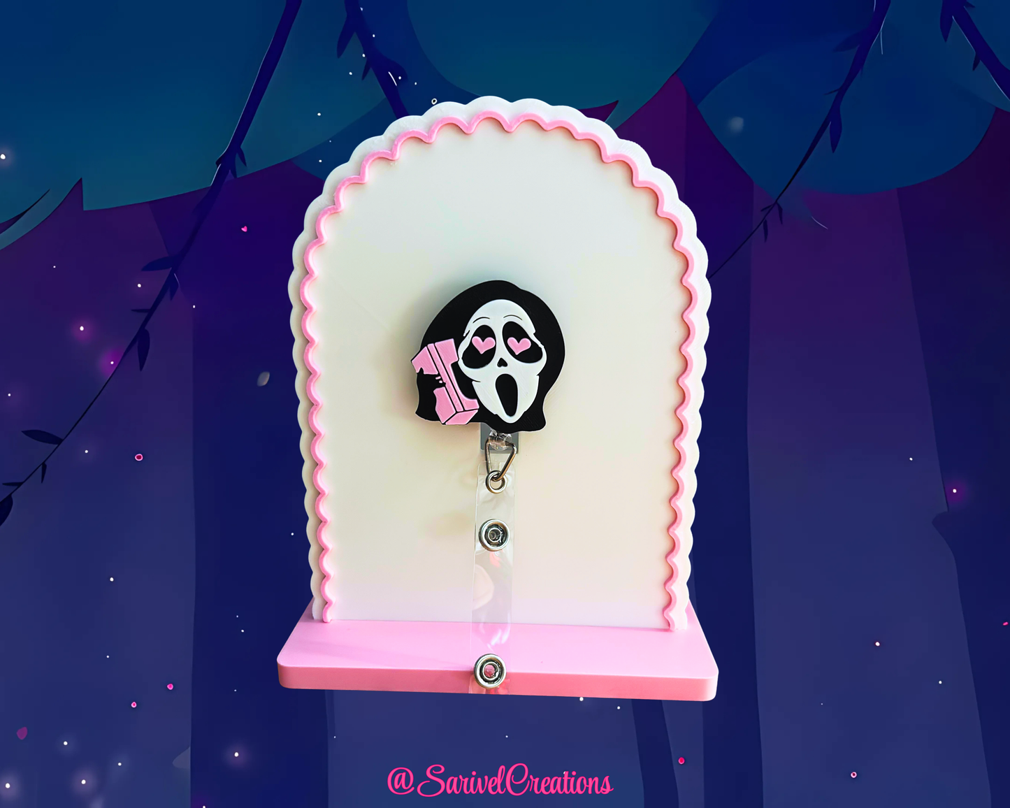 Ghost Face 3D Badge Reel