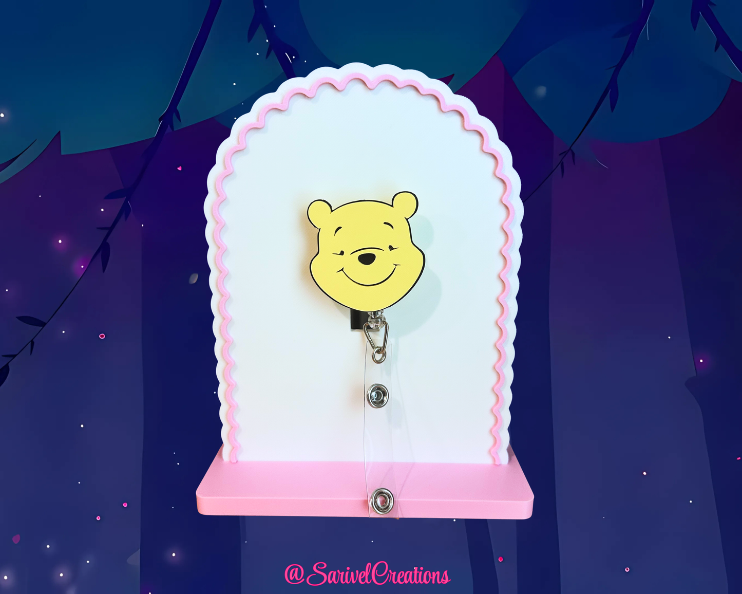 Pooh 3D Badge Reel