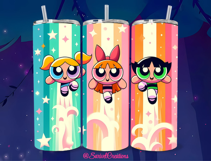 Puff Girls 20oz Skinny Tumblers