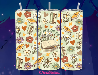 Mujer de Fe 20oz Skinny Tumblers