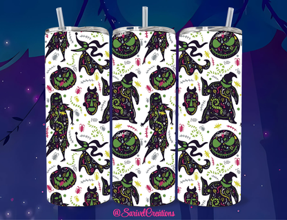 SL Nightmare Characters 20oz Skinny Tumblers