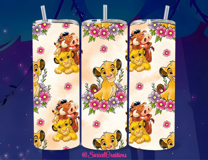 SL Lion Trio Friends 20oz Skinny Tumblers