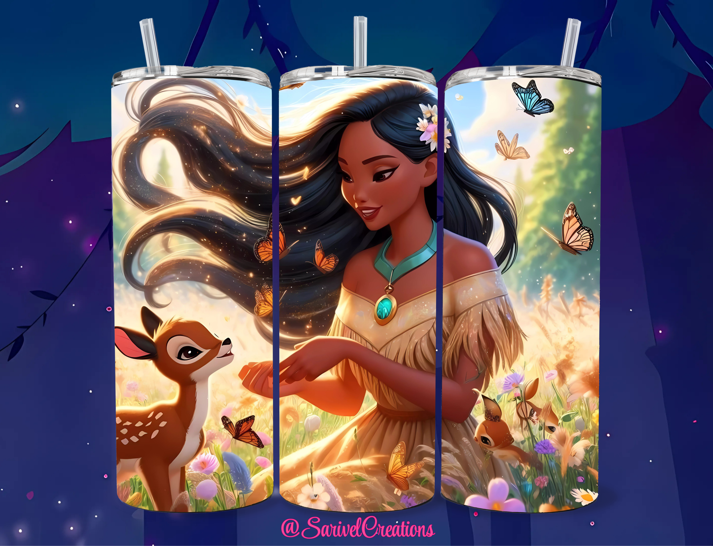 Windy Hontas 20oz Skinny Tumblers