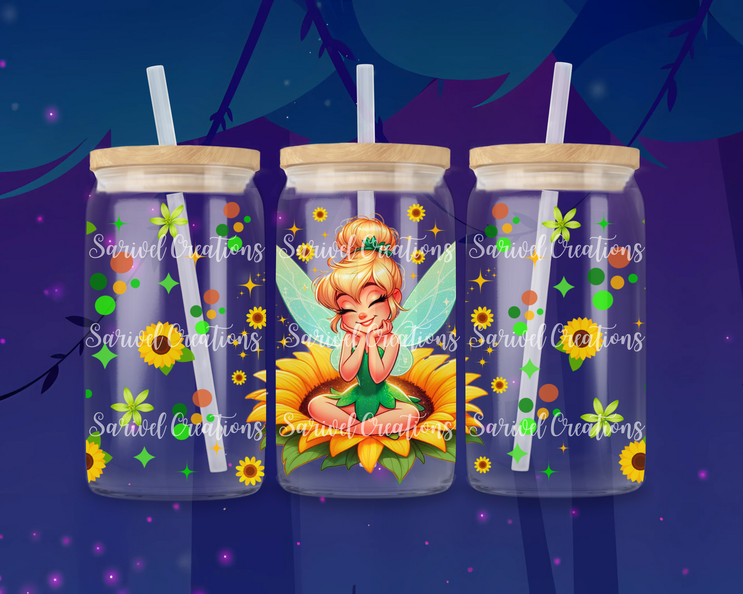 Believe In Fairies Glass Can