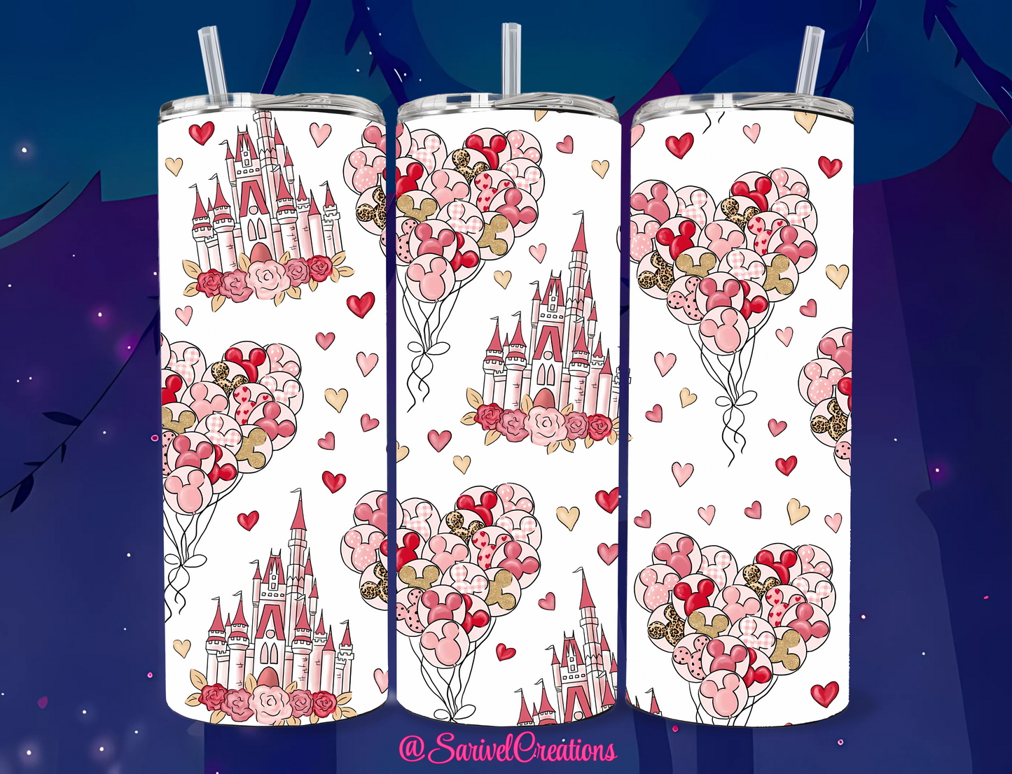 SL Magical Castle 20oz Skinny Tumblers