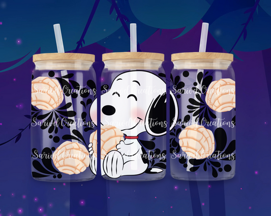 Snoop & Concha Glass Can