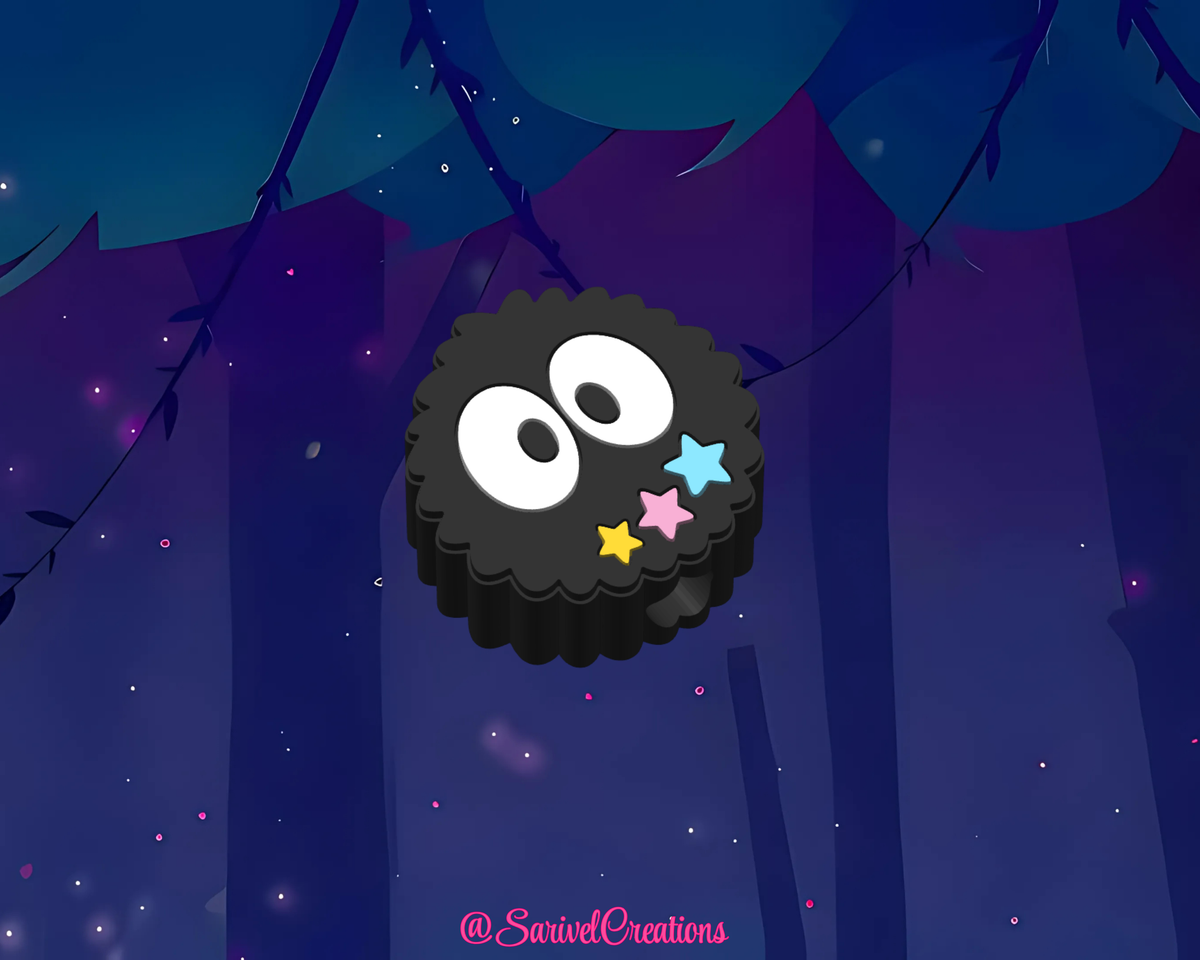 Soot 3D Straw Topper