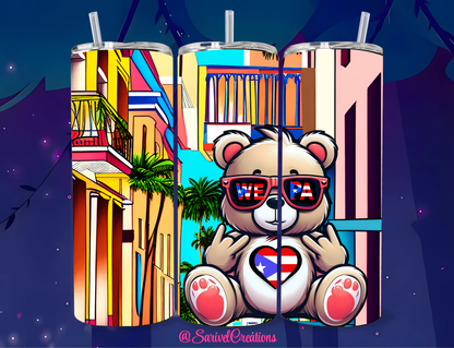 PR Bear 20oz Skinny Tumblers
