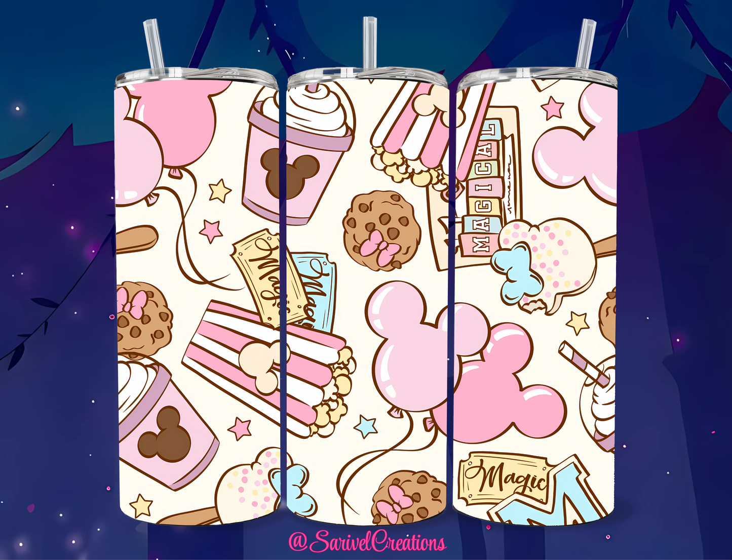 SL Magical Date 20oz Skinny Tumblers
