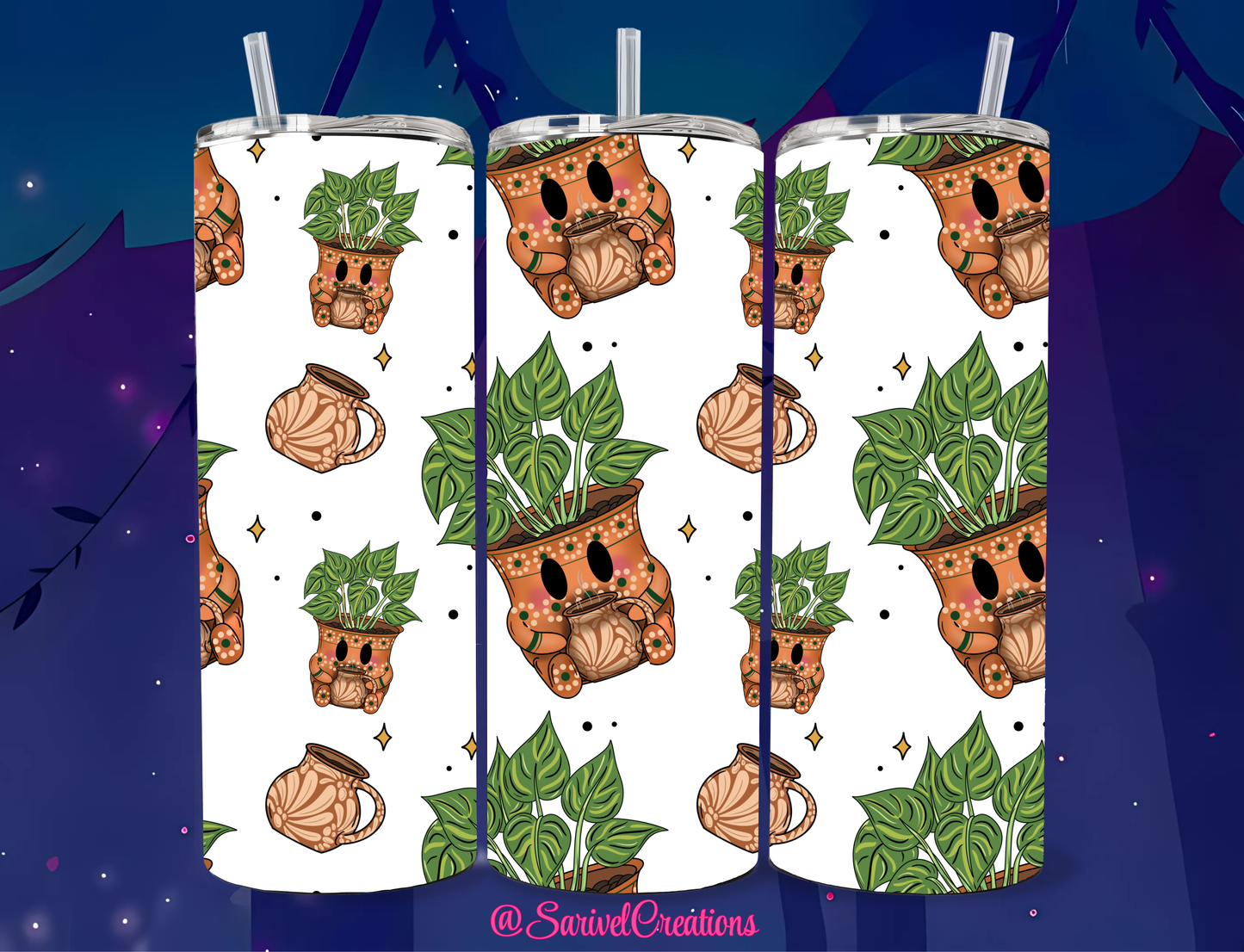 SL Plantitas & Cafecito 20oz Skinny Tumblers