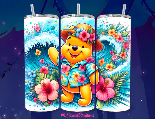 Pooh's Summertime 20oz Skinny Tumblers