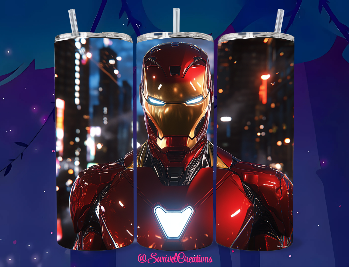 Iron Character 20oz Skinny Tumblers