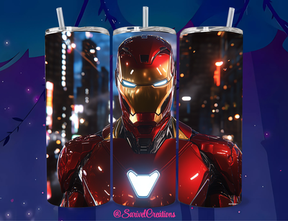Iron Character 20oz Skinny Tumblers