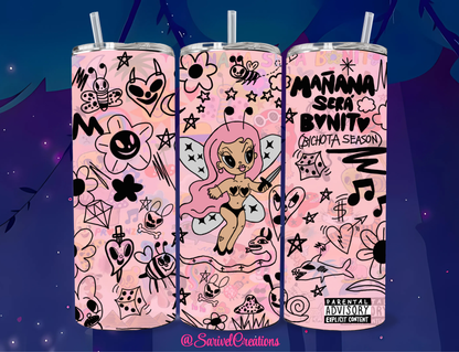 KG Fairy Season 20oz Skinny Tumblers