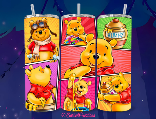Pooh 20oz Skinny Tumblers
