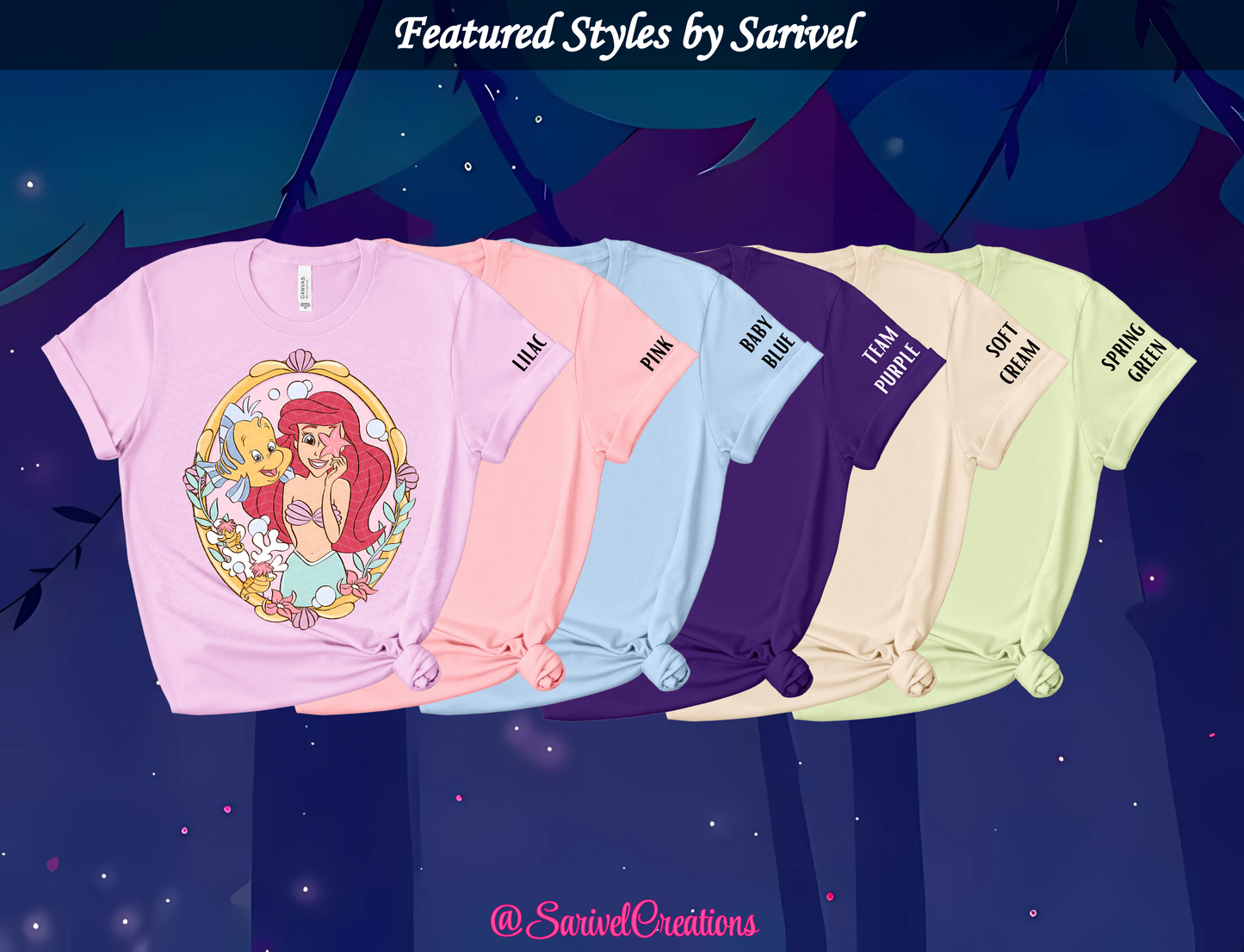 Starry Mermaid Frame Tee