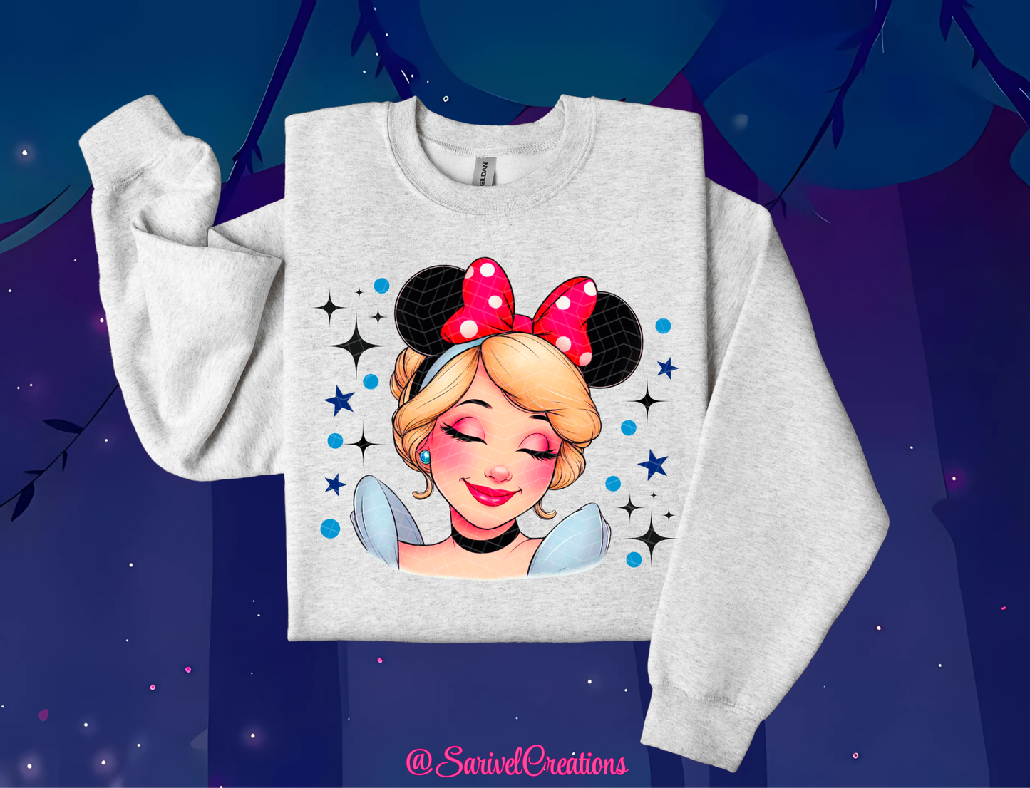 Cinder w/ Magical Ears Crewneck