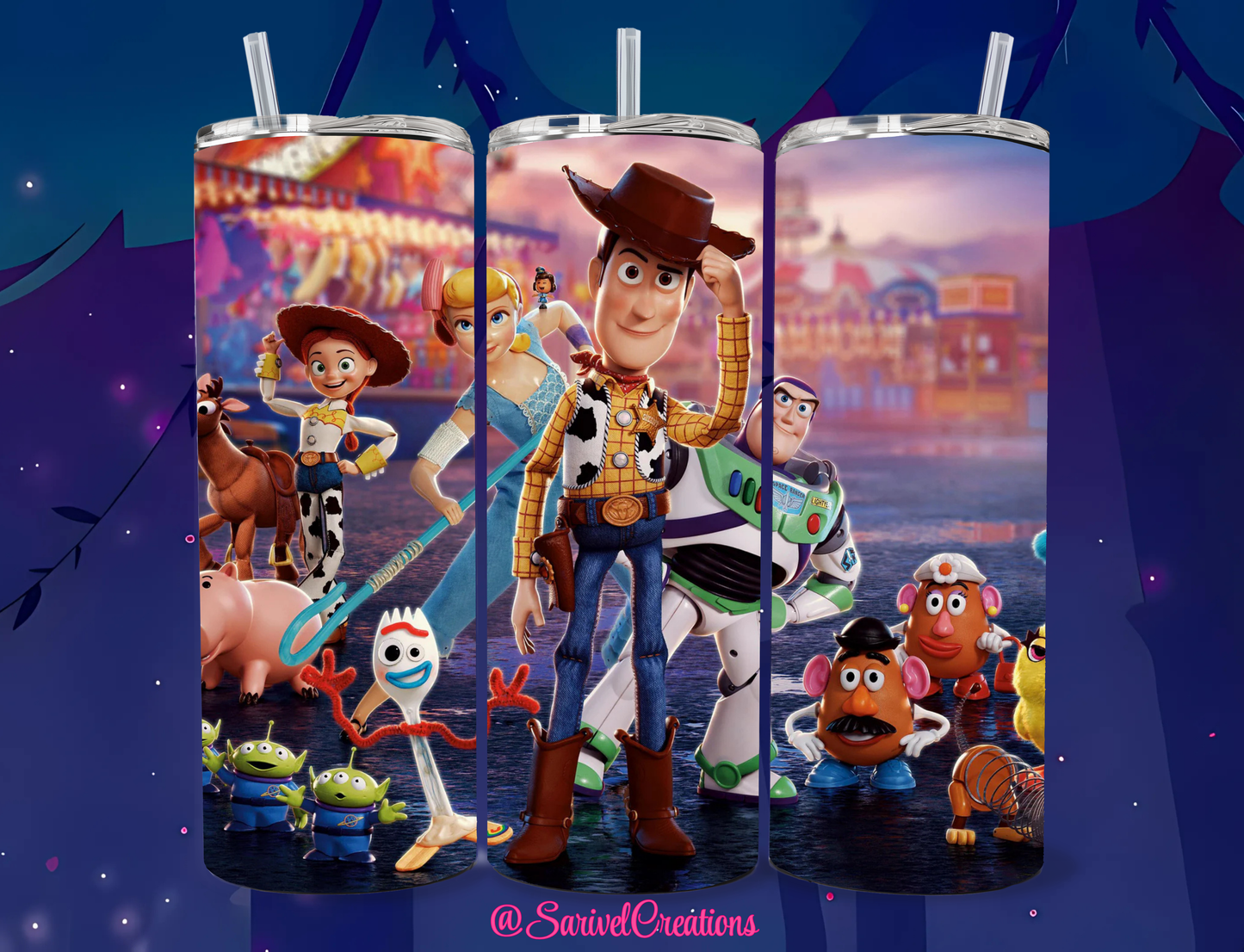 Cowboy Toy & Friends 20oz Skinny Tumblers
