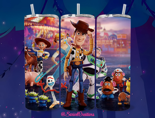 Cowboy Toy & Friends 20oz Skinny Tumblers