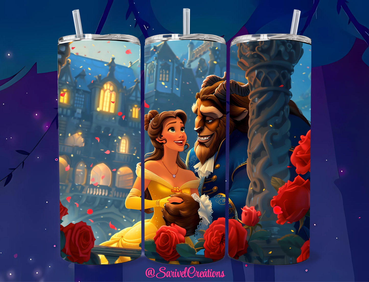 B&B Vals Night 20oz Skinny Tumblers