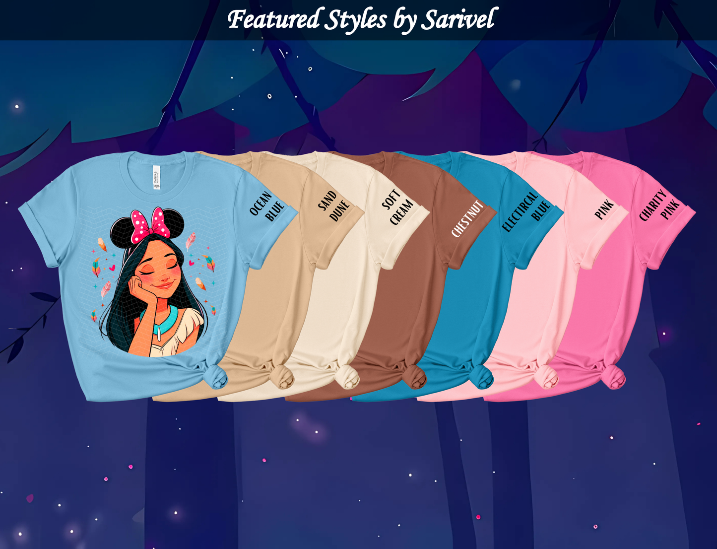 Hontas w/ Magical Ears Tee