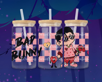 BBunny Love Glass Can