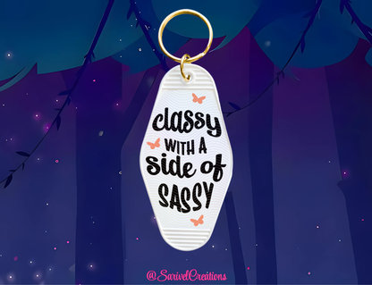 Classy With A Side Sassy Keychain