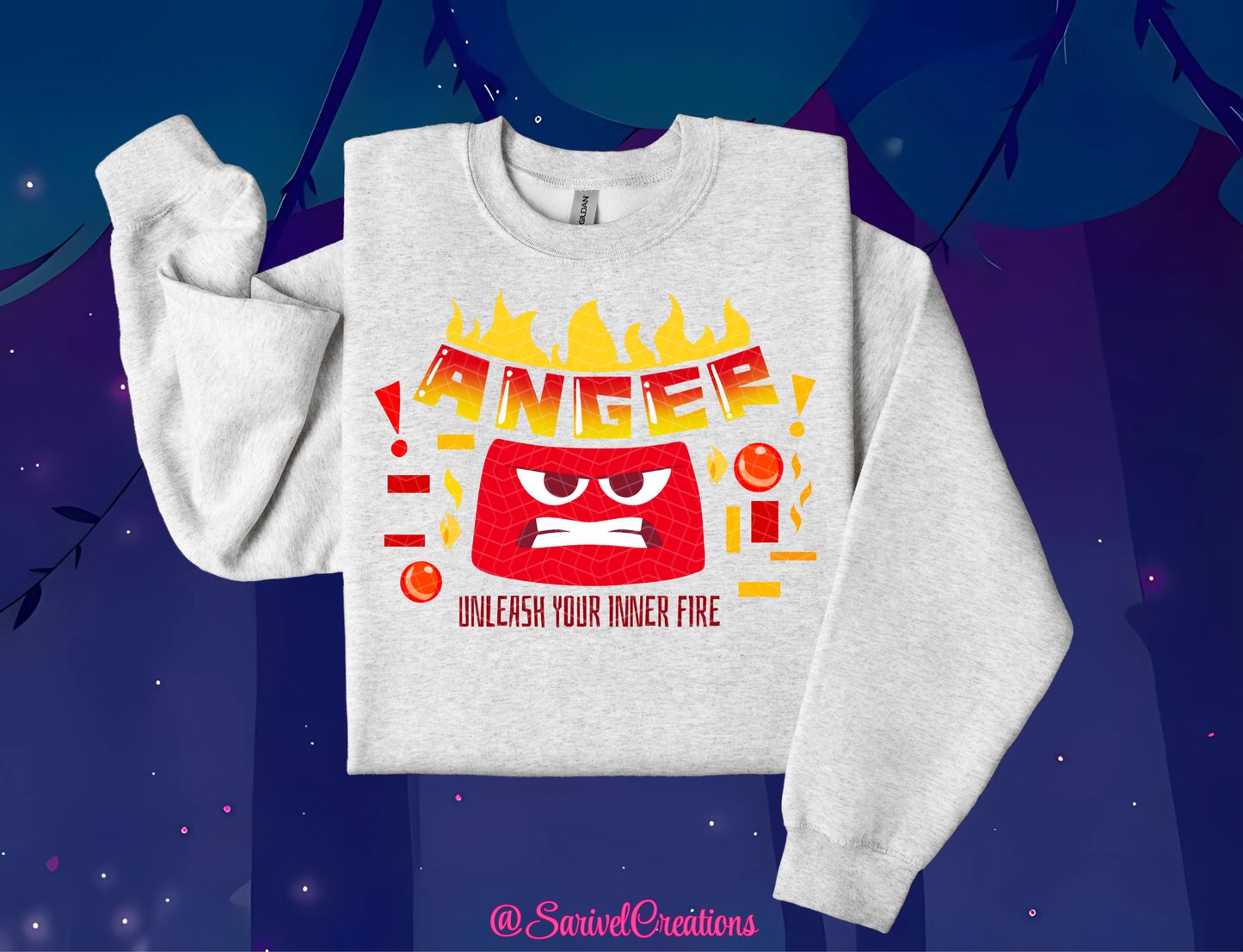 Anger = Inner Fire Crewneck