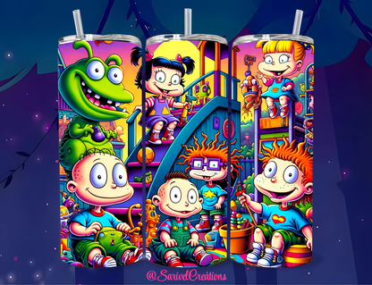 II Rug Cartoons 20oz Skinny Tumblers