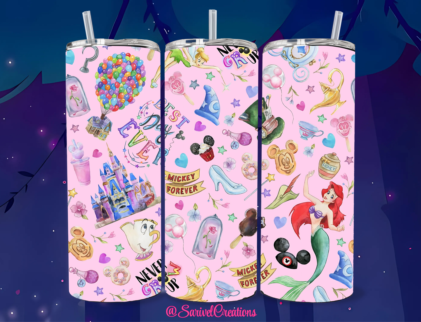 SL Magical Icons 20oz Skinny Tumblers