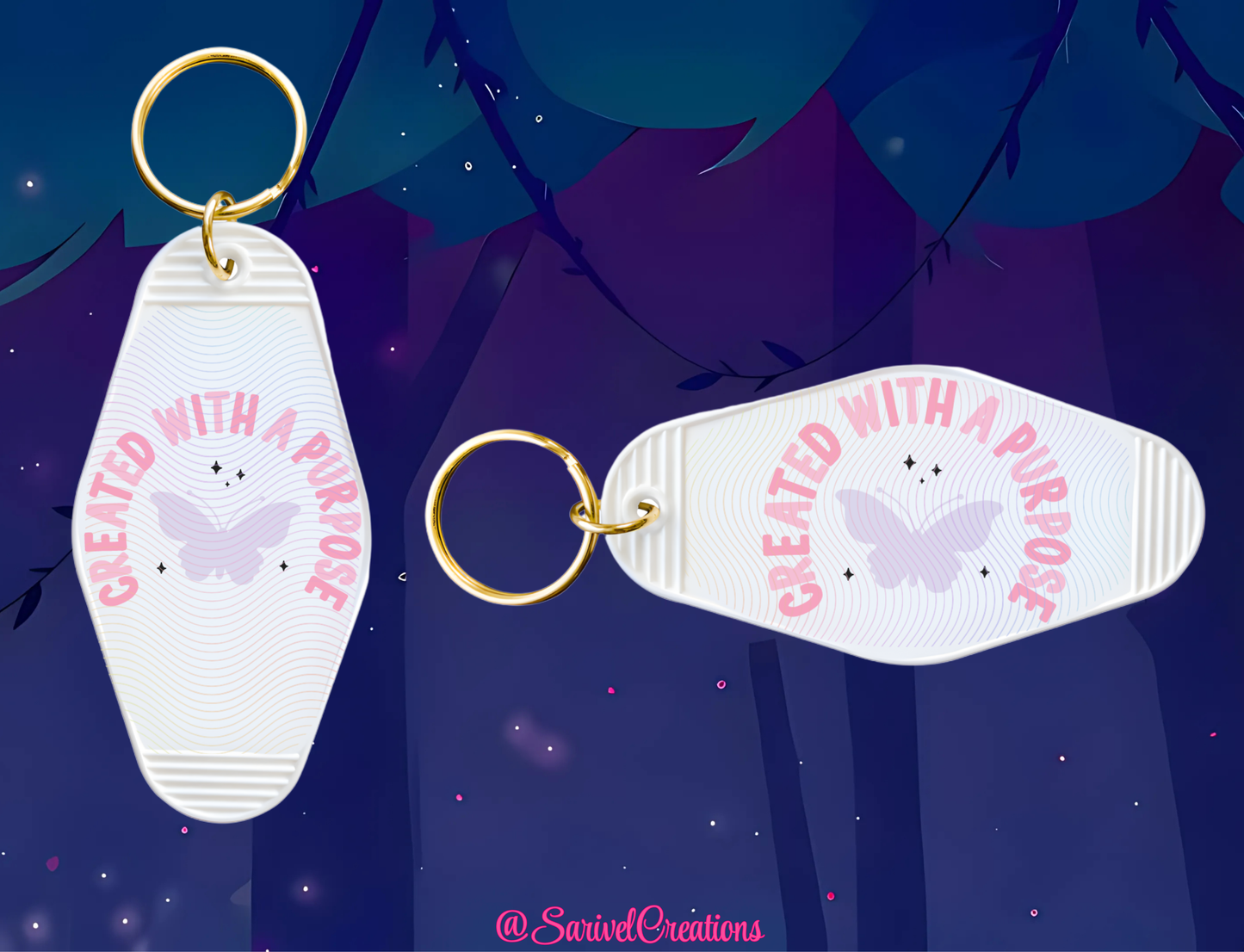 Created With A Purpose Keychain