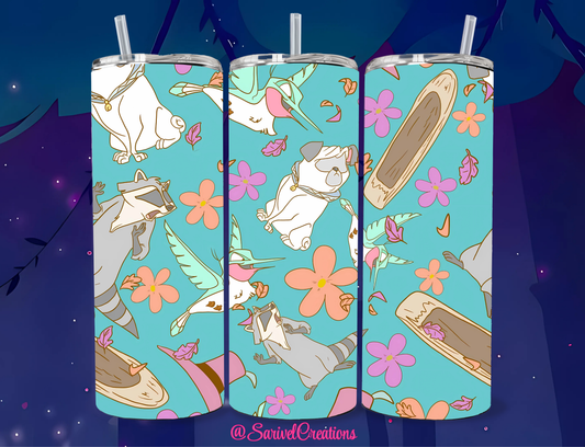 Hontas Characters 20oz Skinny Tumblers