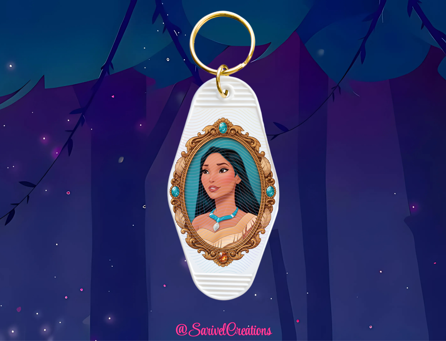 Princess Hontas Keychain
