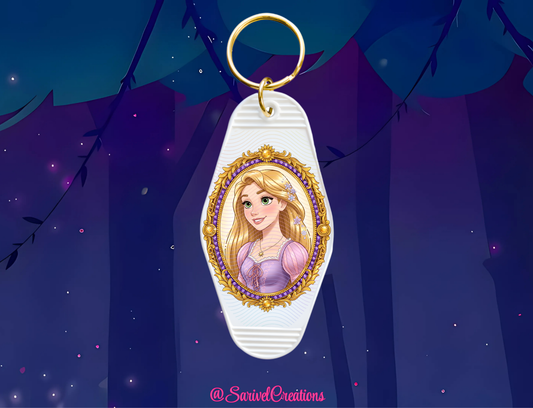 Punzel Princess Keychain