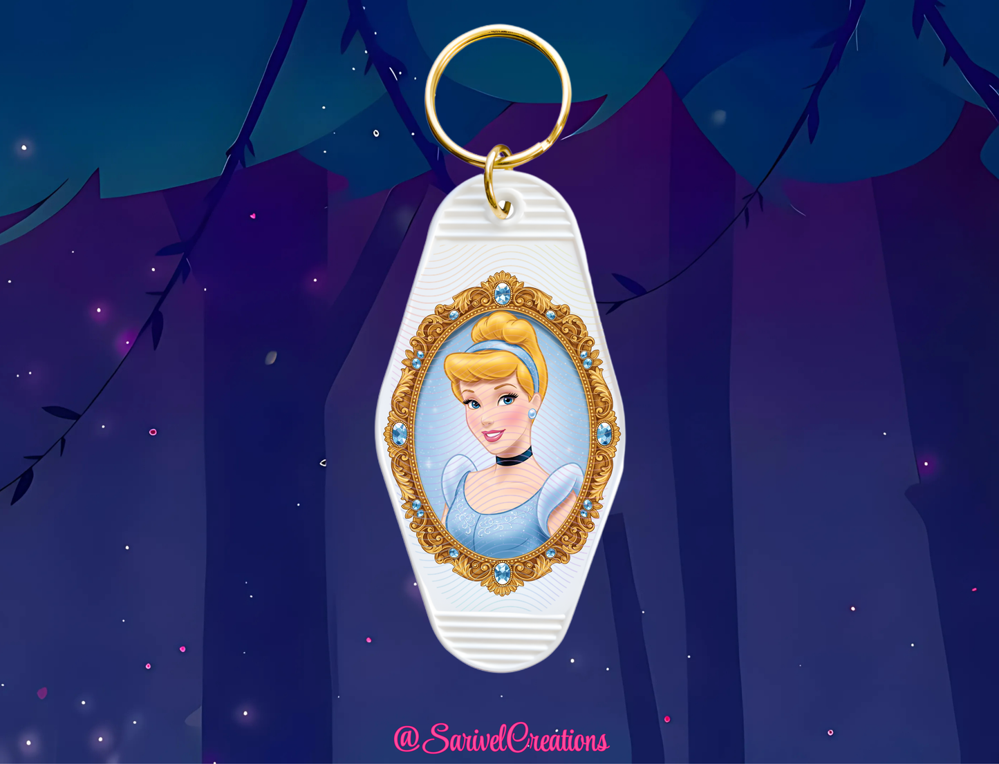 Cinder Princess Keychain