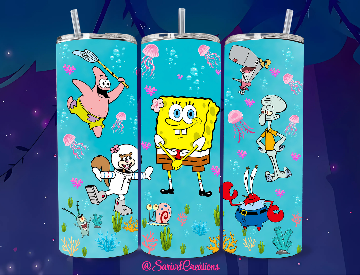 Sponge & Friends 20oz Skinny Tumblers
