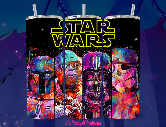 A Star Force 20oz Skinny Tumblers