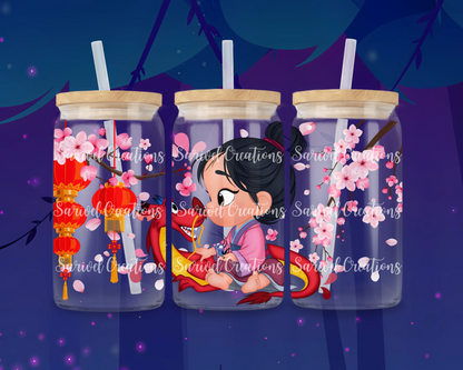 Baby Warrior Glass Can
