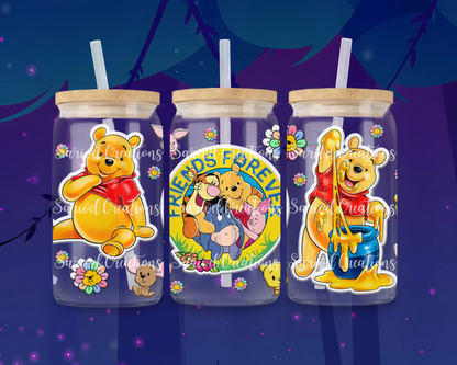 Friends Forever Glass Can
