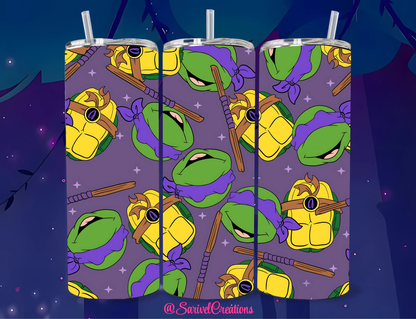 SL Turtles 20oz Skinny Tumblers