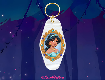 Speechless Princess Keychain