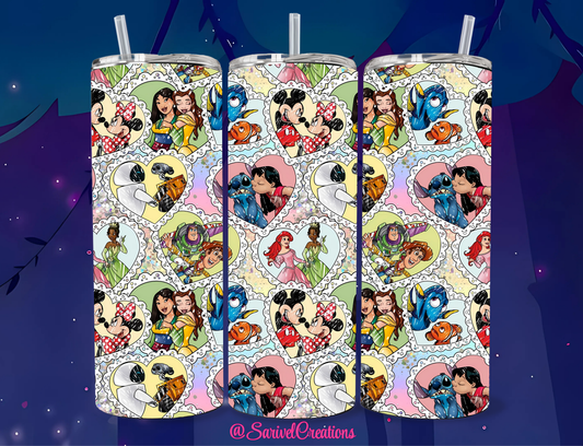 SL Magical Drawings 20oz Skinny Tumblers