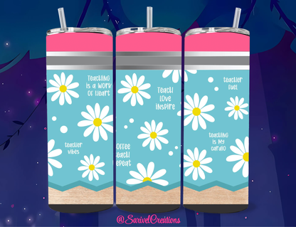 Scholar Pencil 20oz Skinny Tumblers