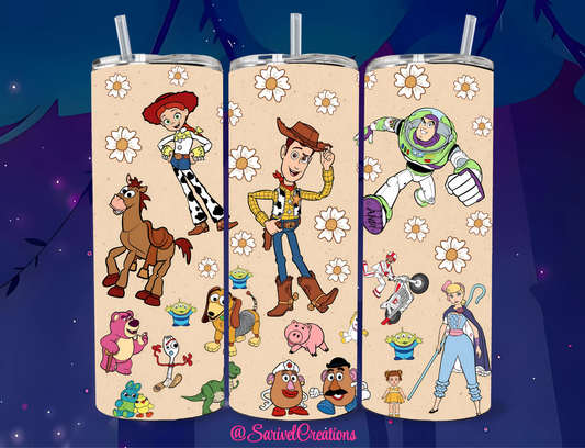 Toys & Flowers 20oz Skinny Tumblers