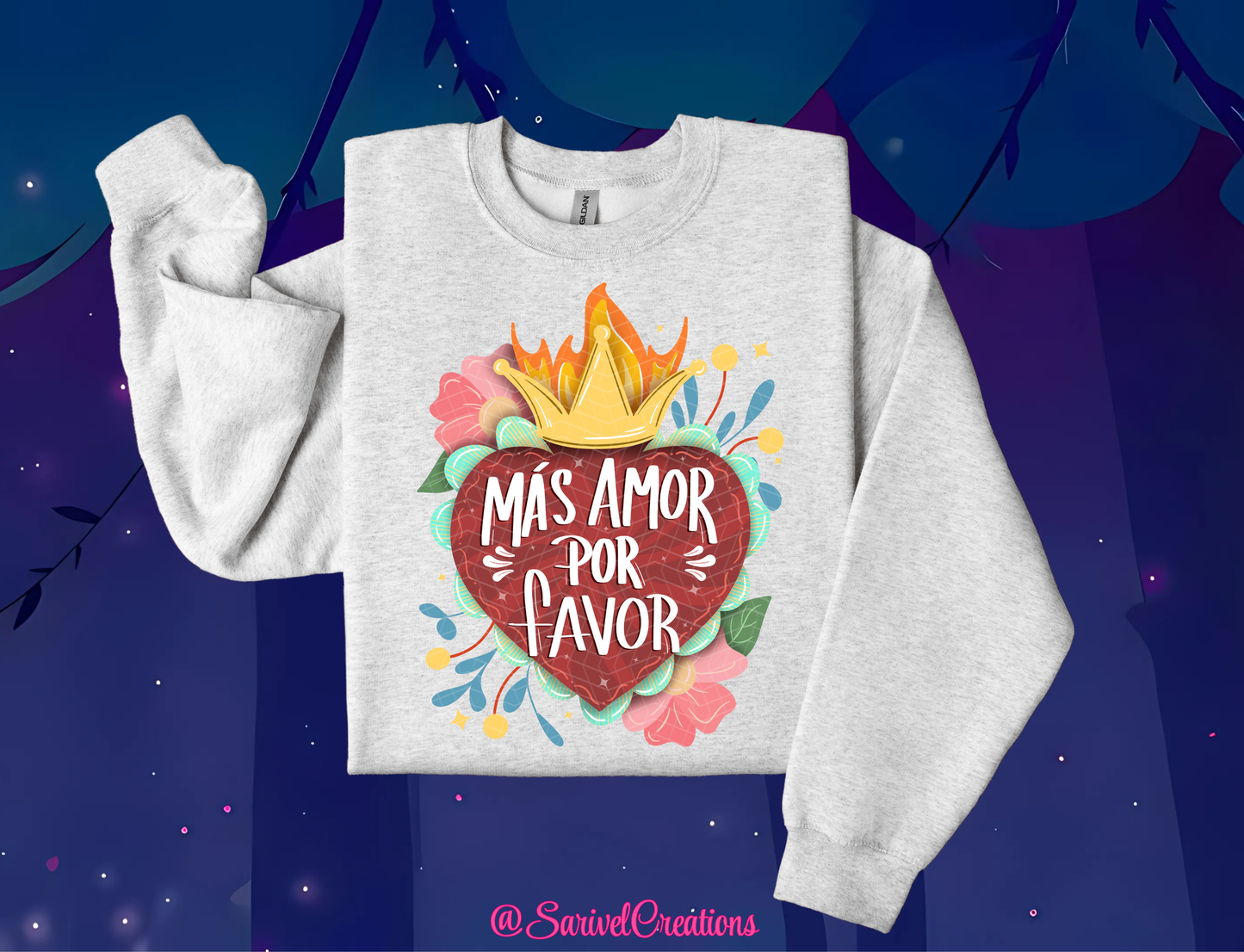 Más Amor Por Favor Crewneck