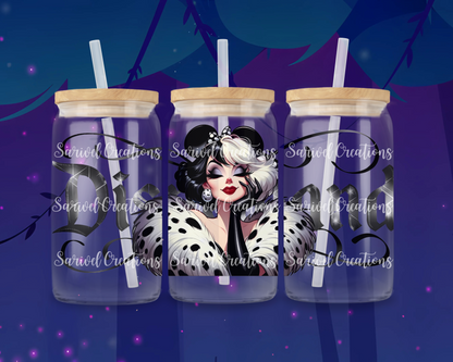 Evil Pup Queen II Glass Can