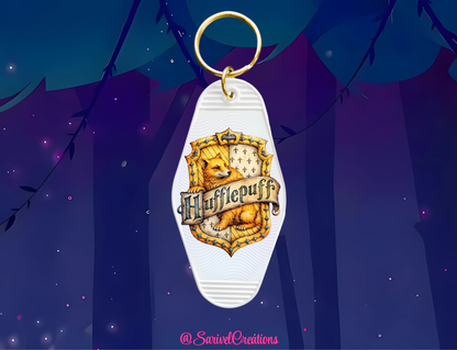 HP Yellow Team Keychain
