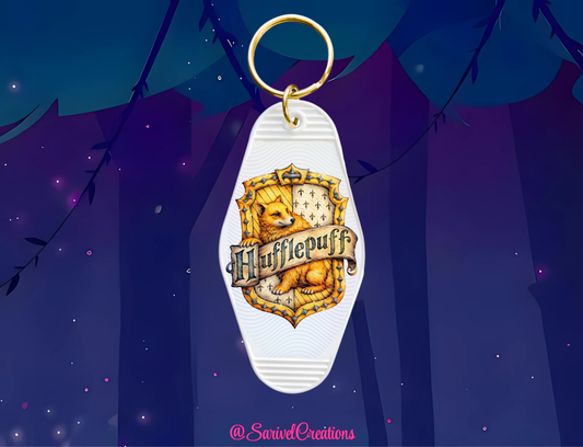 HP Yellow Team Keychain