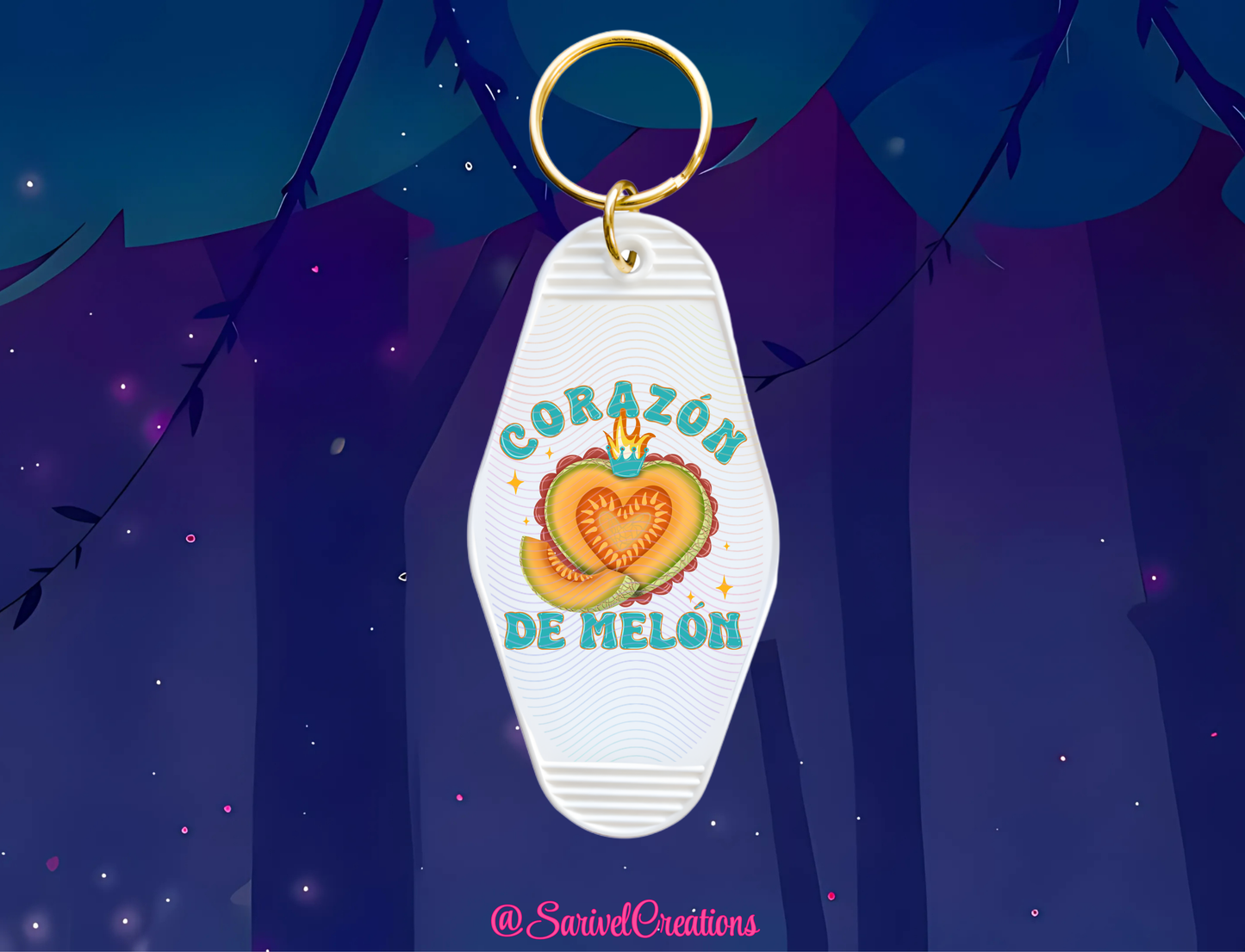 Corazón De Melón Keychain